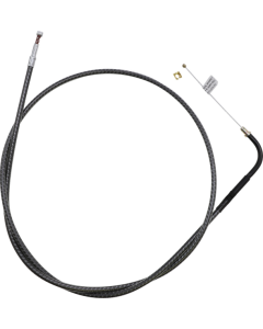 Magnum KARBONFIBR 49 5/8" Idle Cable 90 Deg Smooth Harley Big Twin 84-17
