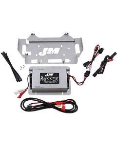 J&M ROKKER 400w 2-CH Amplifier Kit Harley Infotainment Street Glide Ultra 14-20