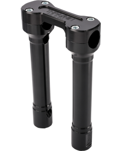 Thrashin Supply Black 8" Hole Shot Risers Internal Wiring 3.5" Center Harley