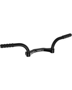 Lindby Adjustable Footrest Mustache Bars Black 281000 Harley Touring FLH 94-Up