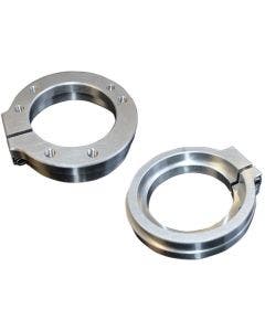 Trask Machined Billet Mikuni Air Cleaner Adapter for E/G or CV Style Cleaner