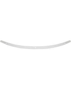 Memphis Shades Polished Stainless Steel Windshield Trim Solid Harley Batwing 14-Up
