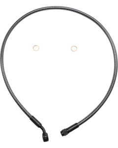 Magnum KARBONFIBR 31" Upper Brake Line 35 Degree Harley & Custom