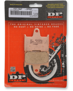 DP Brakes Rear Sintered Metal Brake Pads DP537 Harley Sportster 14-20