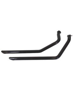 V-Factor 90030 Black 1-3/4" Drag Pipes Exhaust 86-06 Harley Softail FLST FXST