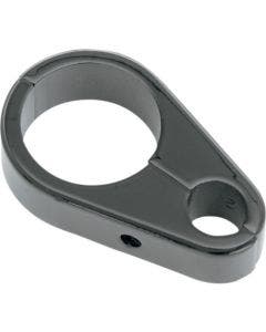 Drag Specialties Die-Cast Clutch Cable Clamp Black 1-1/4" Harley-Davidson
