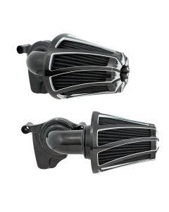 Arlen Ness Drift Black Monster Sucker Air Cleaner 4 Harley 00-17 Twin Cam