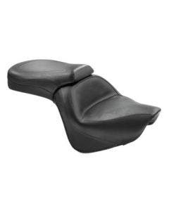 Mustang 76127 Black One Piece 2 Up Touring Seat 06-18 Kawasaki VN900