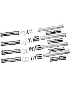 Drag Specialties Chrome Pushrod Tubes Covers for Harley 66-E79 Shovelheads