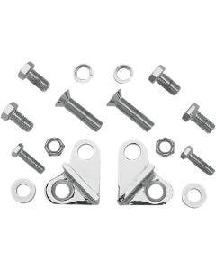 Burly Chrome Rear Lowering Blocks Kit For Harley Touring FLH FLT 85-96