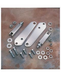 Chrome Highway Footpeg Foot Peg Mount Kit for 91-16 Harley Dyna FXD L 