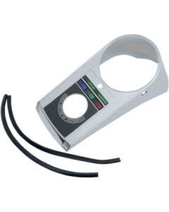 Drag Chrome Speedometer Speedo Dash Panel Cover Housing Kit 91-95 Harley Softail