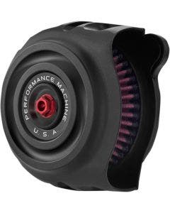 Performance Machine Vintage HP Air Cleaner Black Ops Cut Harley M8 17-Up