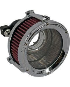 Trask TM-1022-CH Assault Charge High-Flow Air Cleaner Chrome Harley XL 91-22
