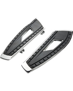 Ciro Chicane Driver Chrome Floorboards 4 Harley 86-24 Touring Models