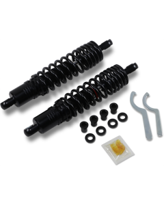 Drag Premium Black 12" Adjustable Rear Spring Heavy Duty Shocks XL FXR 86-03