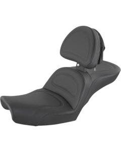 Saddlemen Explorer Seat w/ Backrest 2-Up Harley Dyna FXD FXDL 96-03
