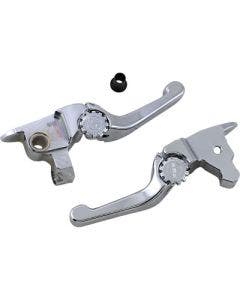 PSR 12-01658-20 Chrome Anthem Shorty Lever Set Pair Harley FLHT/X CVO 11-12