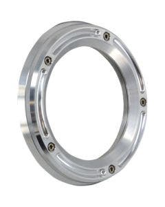 Trask TM-0041R Raw Billet Assault Clear Derby Cover 5-Hole Harley 16-Up