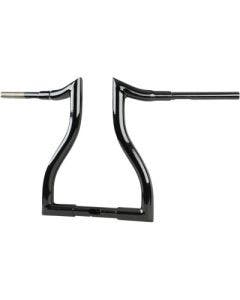 LA Choppers Black 14" Hammerhead Handlebar T-Bar Harley FLTR 15-23