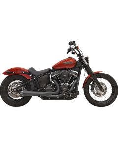 Bassani Road Rage 3 2-into-1 Black Exhaust System 4 Harley 18-23 Softail Models