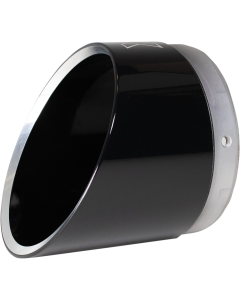 Khrome Werks 200714P 4.5" Black Edge End Cap Replacement HP Plus Muffler Tip