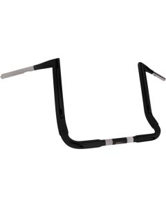 Khrome Werks Black 14" Buck-50 1.5" Handlebars TBW Harley FLH Touring 08-23