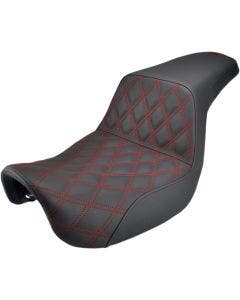 Saddlemen 806-04-172RD Black Step Up Full LS Seat Harley Dyna FXDWG FLD 06-17