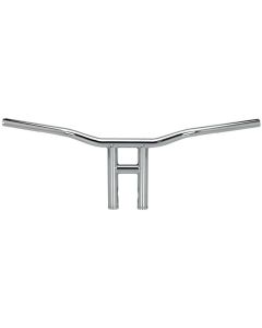 Biltwell 6240-1055 Chrome Tyson XL 10" Rise Notched TBW 1-1/8" Handlebar Harley