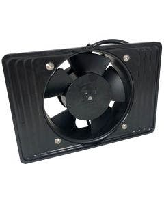 ThunderMax EA7000 Black Plug-N-Play Oil Cooler Fan Kit Harley FL Touring 17-Up