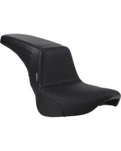 Le Pera LYB-590 Black Kickflip 2-Up Seat Harley Softail FXBR FLFB 18-20