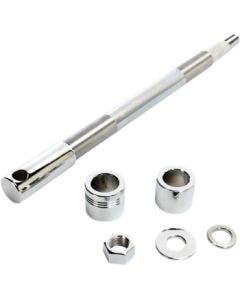 Drag Specialties Chrome Front Axle Kit 00-06 Harley FXST Softail 0214-0953