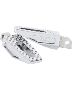 Thrashin P-54 Slim Chrome Footpegs 4 Harley M8 Softail Models