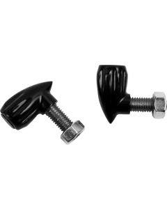 Kodlin Black Grooved Bullet Smooth Rear Indicators Neowise 3-1 LED Universal 12V