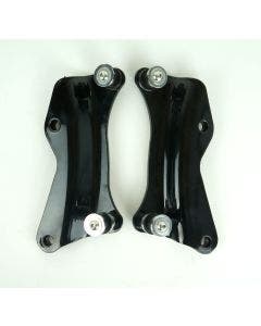 EPC Black 4 Point Docking Hardware Kit for 14-17 Harley Touring FLH & FLT Models 