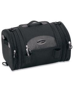 Saddlemen 3515-0075 Black R1300LXE Deluxe Roll Sissy Bar Bag Luggage 21L