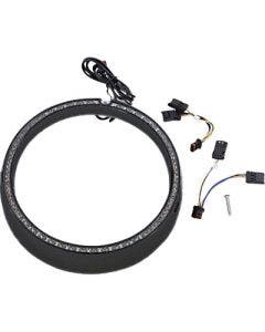 Custom Dynamics ProBeam Sequential Turn Signal Black Ring Trim Harley FL 06-13
