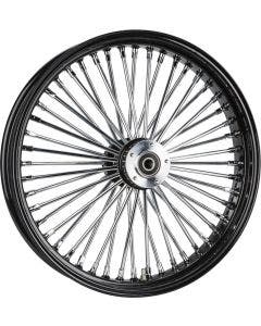 Harddrive Front 48 Spoke Wheel Black Dual Disc 23 X 3.5 1" Harley Touring 00-Up