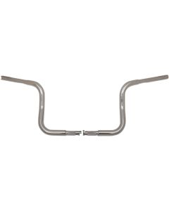 FBI Fat Baggers Chrome 10" EZ Install Round Top Handlebars Harley Batwing 86-22