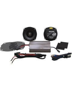 Hogtunes XL REV 225 SG KIT-XL Front Speakers & Amp Complete Kit 98-13 Harley FL