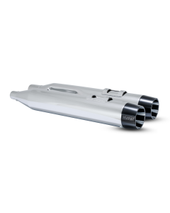 Vance & Hines Blackbird Chrome W/Tapered End Caps Slip-On Mufflers 4 Harley