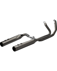 Khrome Werks Eclipse Dominator Header Exhaust 4.5&quot; Muffler Klassic Tip M8 Harley