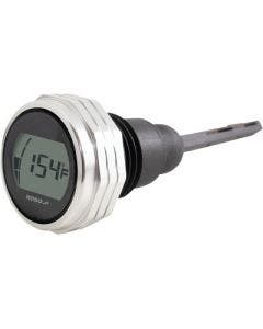 KOSO BA053111 Oil Dipstick Digital Gauge Silver Harley M8 Touring 17-Up