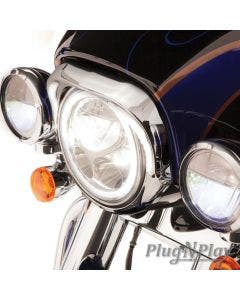 FANG® LED Headlight Bezel for 96-13 Harley Davidson Touring Models