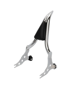 Hogworkz Chrome Detachable Havoc Sissy Bar Backrest for Harley 18-24 Fat Boy
