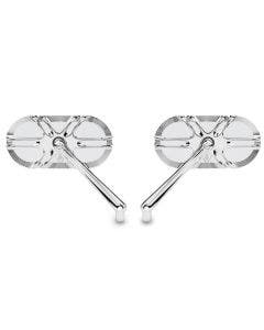 Arlen Ness 13-165 & 13-167 Chrome Right & Left Deep Cut Mirrors Universal PAIR