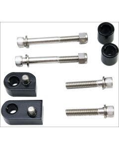 Pro Pad Black Floorboard 3/4 Extension Spacer Kit Harley Touring & Cvo 09-17