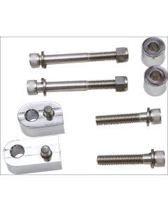 Pro Pad Chrome Floorboard 3/4 Extension Spacer Kit Harley Touring & Cvo 09-17