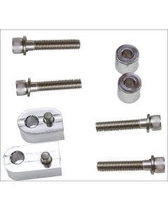 Pro Pad Chrome Floorboard 3/4 Extension Kit Harley Touring CVO Models 09-11 - FB-EXT9C