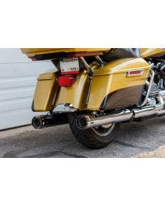 Firebrand Chrome Loose Cannon Slip-On Mufflers 10-1023 Harley M8 Touring 17-Up
